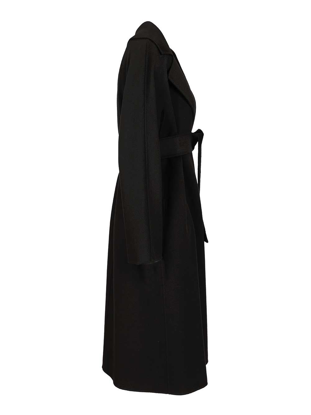Max Mara Studio Wool, Cashmere And Silk Coat Coats - Black | c38182966e7976f01684e7d622fde7c3ab7a49da