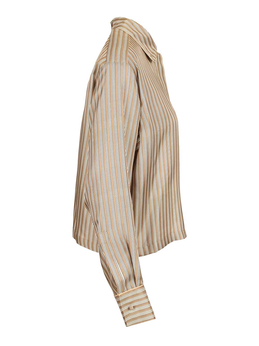 Max Mara Silk Crop Shirt Shirts - Multicolor | 6c51999a7afb52a3ccca6a847f14e93e84101df5