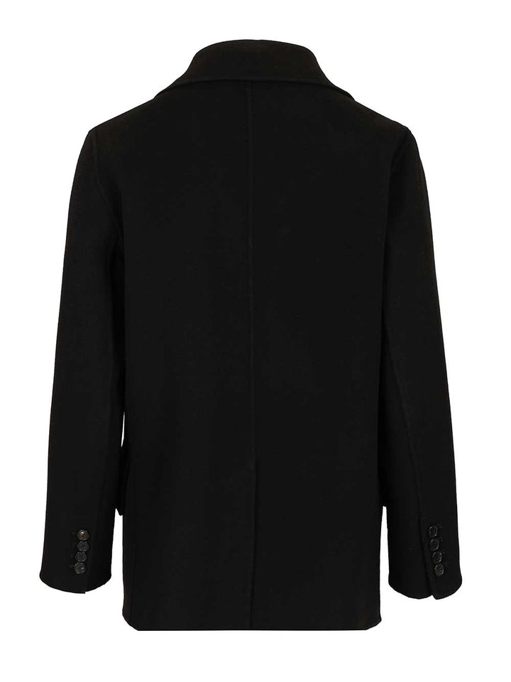 'S Max Mara Double-Breasted Wool Jacket Jackets - Black | 8cee8d954fa2187be9d76eace9139f3d37b0e7a2