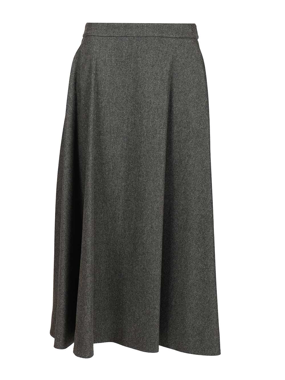 'S Max Mara Flannel Wool Skirt Skirts - Grey | 882a41a140ced88f8fffbfc91dffdc7a3fead224