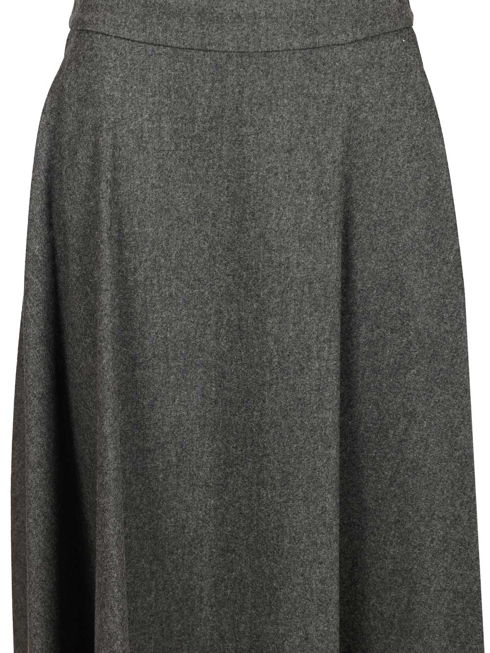 'S Max Mara Flannel Wool Skirt Skirts - Grey | 844f55c89fa299dd3292cb5fc7d42976e3ca6cbe
