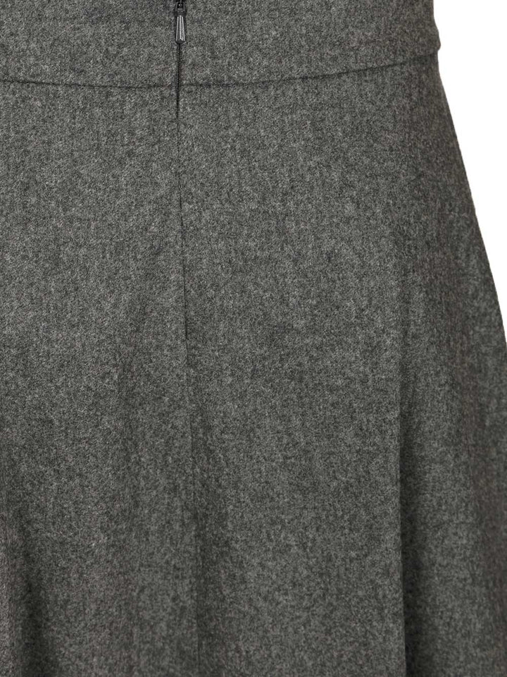 'S Max Mara Flannel Wool Skirt Skirts - Grey | 55bd68b942208677bf56be7a281d2c0d94847b98