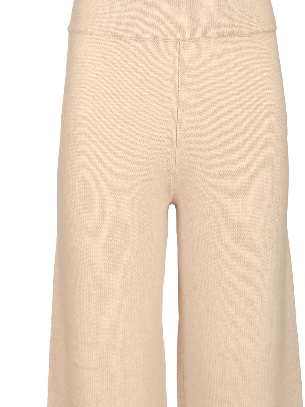 Max Mara Studio Knit Trousers Knitwear - White | b3b7ce132d4d13cd1bba4bfbec7c8b84ada47e6e
