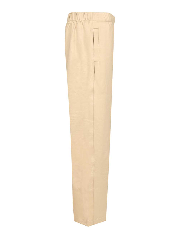 Max Mara Cotton And Silk Sweatpants Trousers - Beige | a9429592d0384a3af3c024201303510e0f6201f6