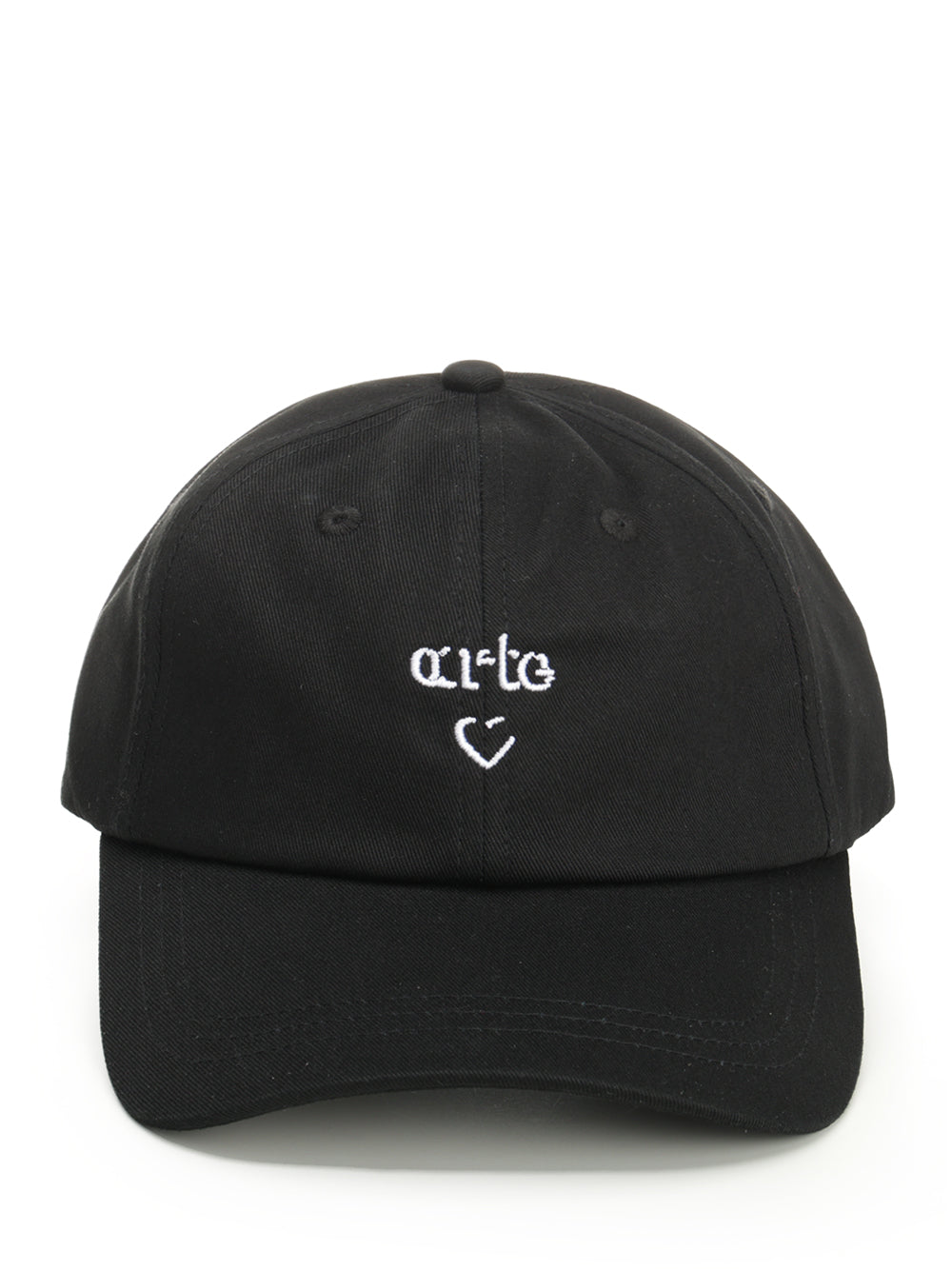 Arte Heart Logo Cap Hats - Black | 8fe393a4f0d772a62f4ebefc8d87224b3fff513b