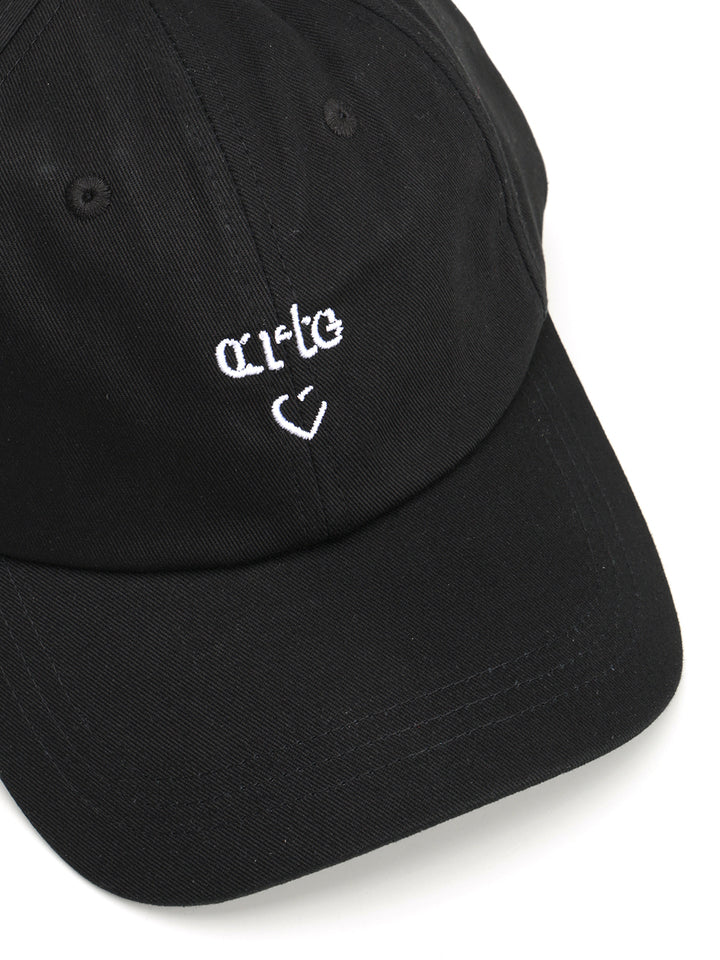Arte Heart Logo Cap Hats - Black | cec52cef4c6ed97cbc01b1657a403e17ebb914fd