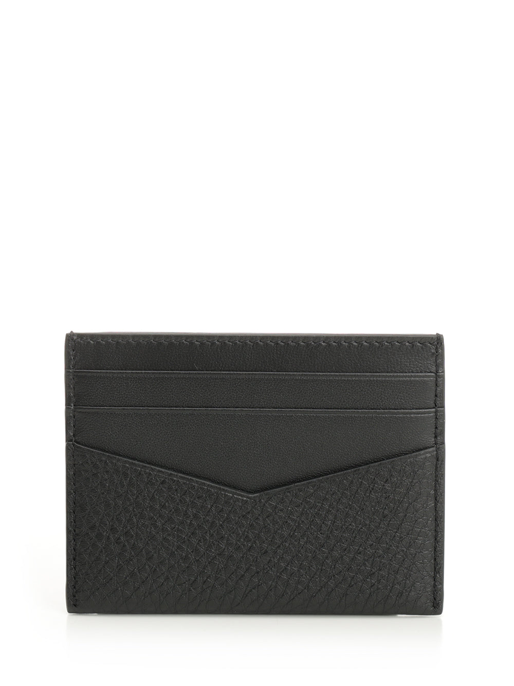 Givenchy Grained Leather Card Holder Wallets - Black | e888a6a63166aba1d29c90af3d508ce982945e35