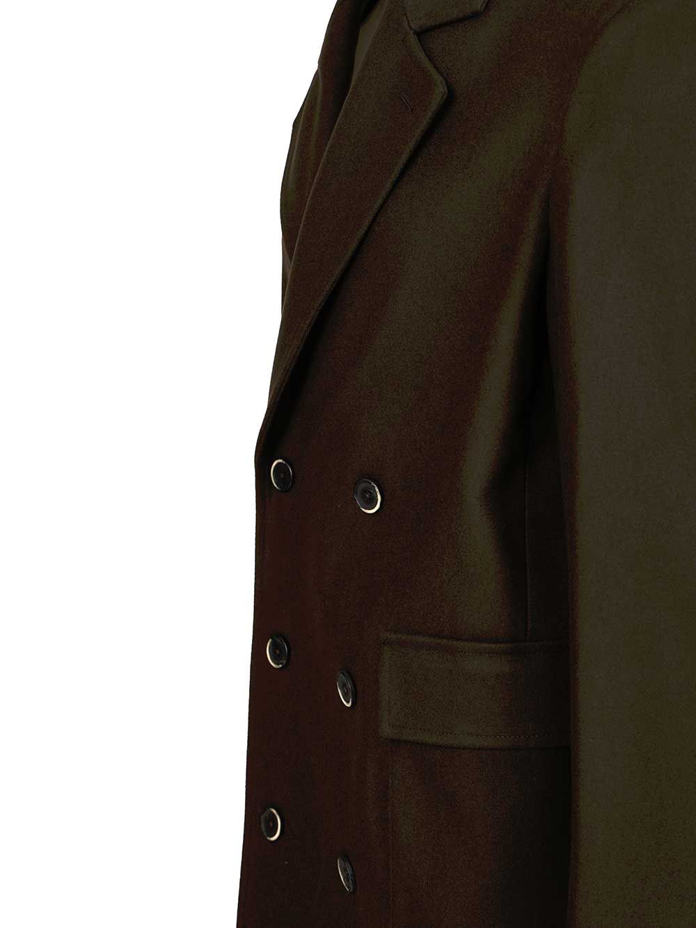 Barena Venezia Gazzabin Caramal Coats - Green | 63ced81461b744bdcbe685d562c4f43eae075d96