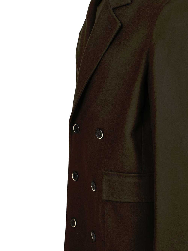 Barena Venezia Gazzabin Caramal Coats - Green | 63ced81461b744bdcbe685d562c4f43eae075d96