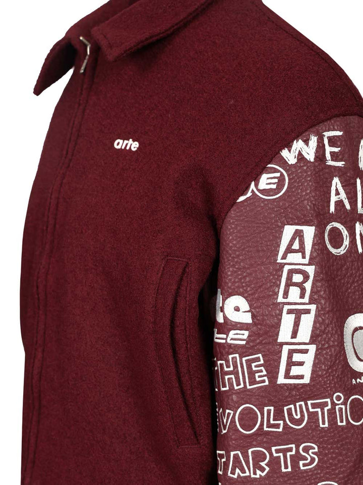 Arte Grafiti Varsity Jackets - Bordeaux | cfb2cda0c7538b51abae21bc61f8c3e5fee1afe7