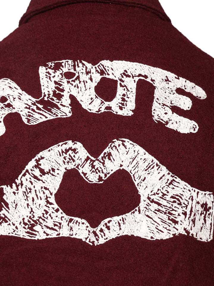 Arte Grafiti Varsity Jackets - Bordeaux | a0c6ede355edb4d3bd73cb9eecd877c9e26dcc42