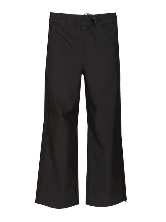 Nylon Tracksuit Bottoms Trousers Black