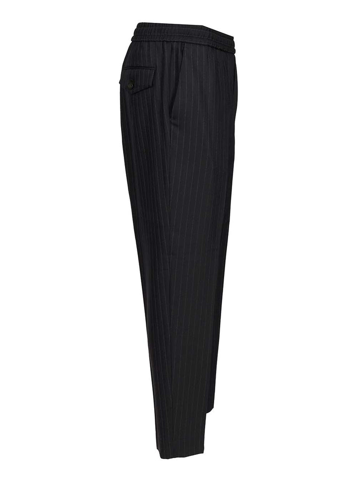 Golden Goose Deluxe Brand Pinstriped Trousers - Blue | 63896b881e7b70e7e7f8b89890efea513ce8c0b2