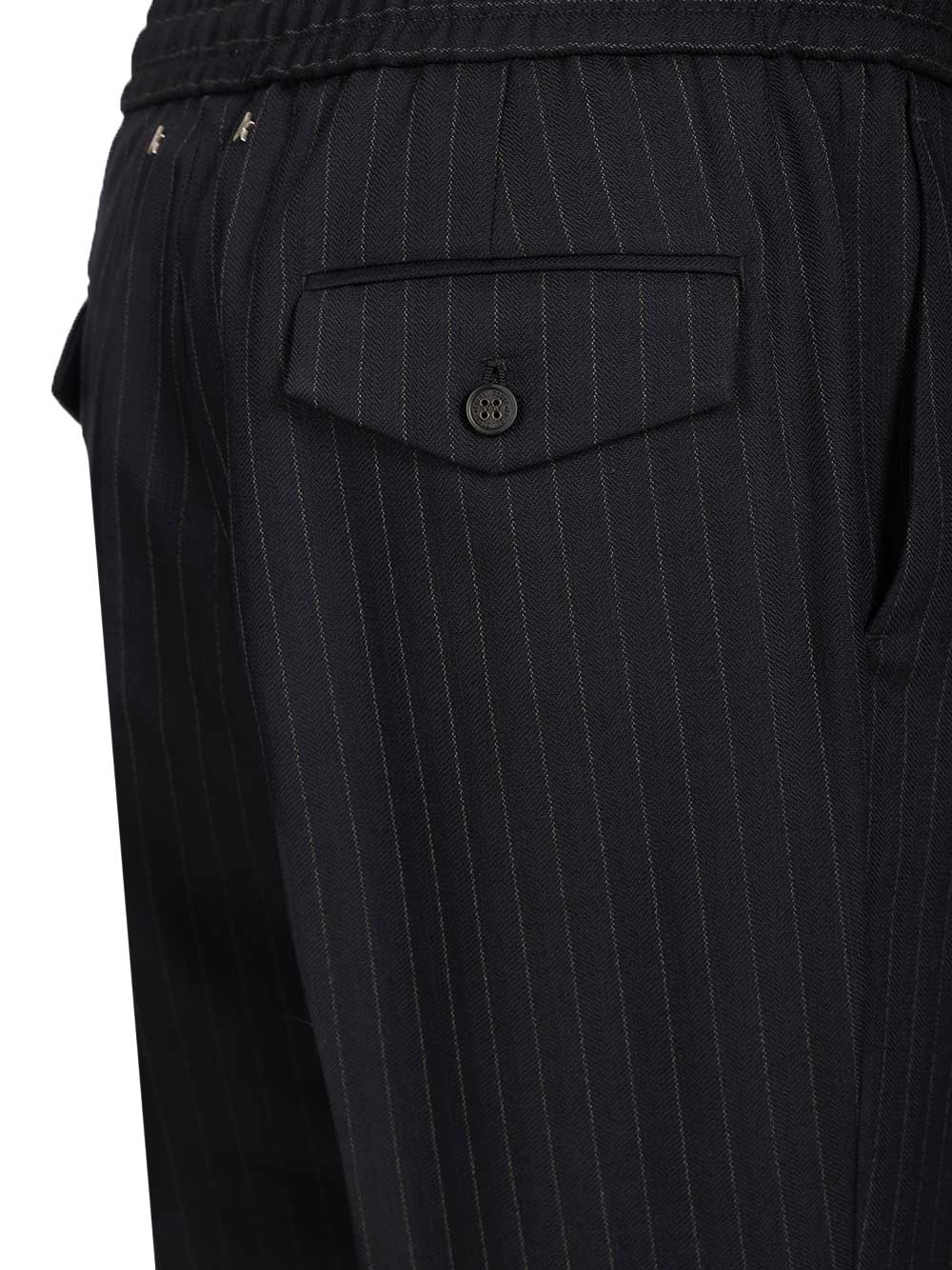 Golden Goose Deluxe Brand Pinstriped Trousers - Blue | 9c3956ce8d2b46dbf9cd8d2e53755a70bb72fd1f
