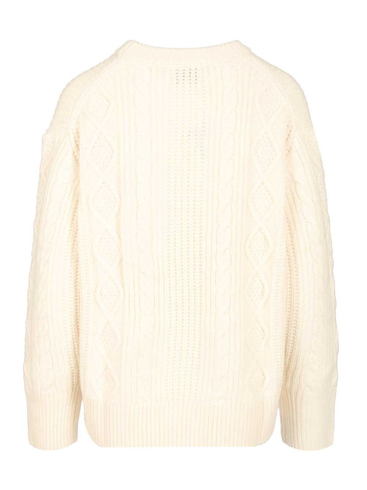 Loulou De Saison Silva Knitwear - White | 91e2b74c762ca63cb9edcb229d8480484a2b8ec0