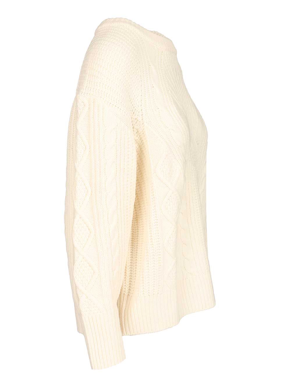 Loulou De Saison Silva Knitwear - White | b79d7af0dcd508b67e5ab060d7b52a89cc6cbea6