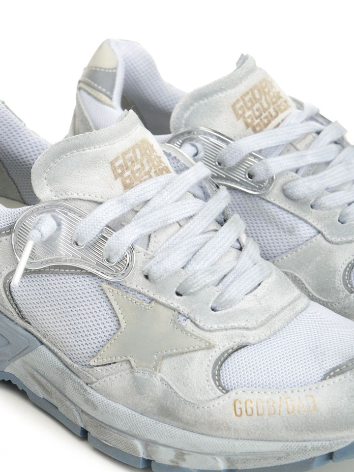 Golden Goose Deluxe Brand Dad Star Sneakers - Blue | 9b611f2580b141dab69ca4b0134ff7ba3392f651