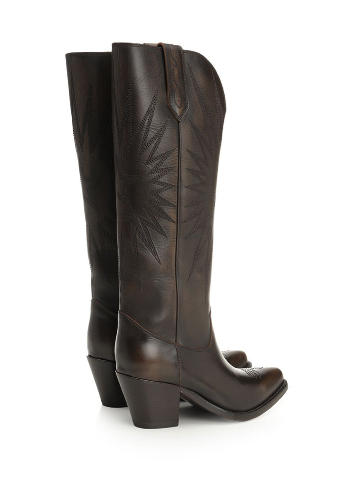 Golden Goose Deluxe Brand Wish Star Boots - Brown | 737e60ac22b86a4b0de0955936b6174f7447e622