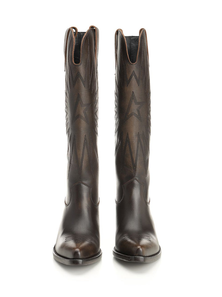 Golden Goose Deluxe Brand Wish Star Boots - Brown | afdaf85119b52c82bf13a5c22c45eacc47989ee5