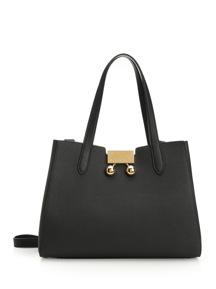 Marni Trunkaroo Shoulder Bags - Black | 2f41ecc4452fcd0dd274e014aa9dee484ec6f988