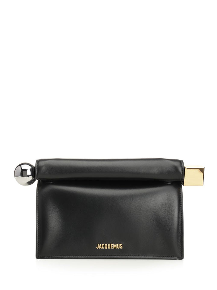 Jacquemus Rond Carré Handbags - Black | e421574acb0d0b012d3e6c21b51fe00440e5412d