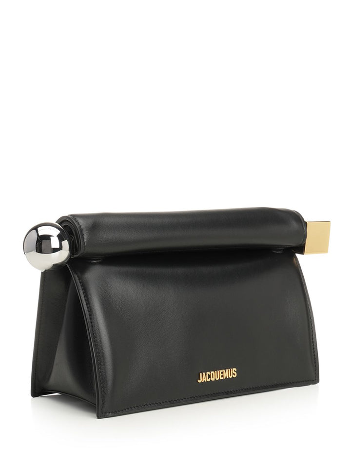 Jacquemus Rond Carré Handbags - Black | 35fe21aa62b801d2cfb3c938a07caec381006136