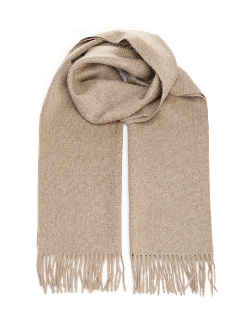 Al Duca D'Aosta Beaver Cashmere Scarf Scarves And Foulards - Beige | 0d7ee535a4d8760275d12fcf48c168053b8f2e93