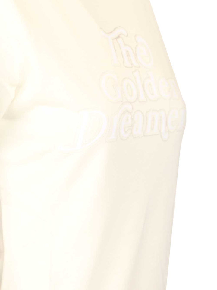 Golden Goose Deluxe Brand Crew Neck Jersey T-Shirt - White | 35ee4434e97385e5d0dc4b65e9cac619b7eb75d3