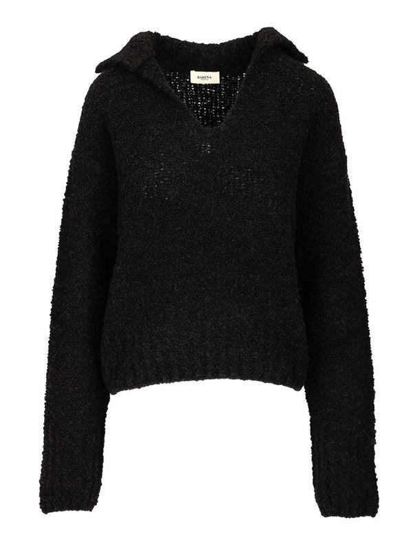Maura Lanula Knitwear Black