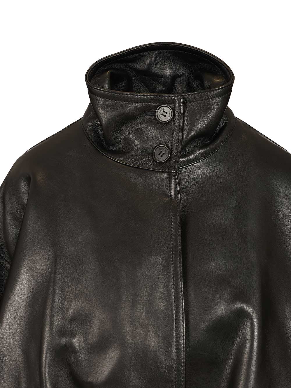 Durazzi Milano Black Leather Bomber Jackets - Black | e080c815f945366812cff59abdeb21d4926b8218