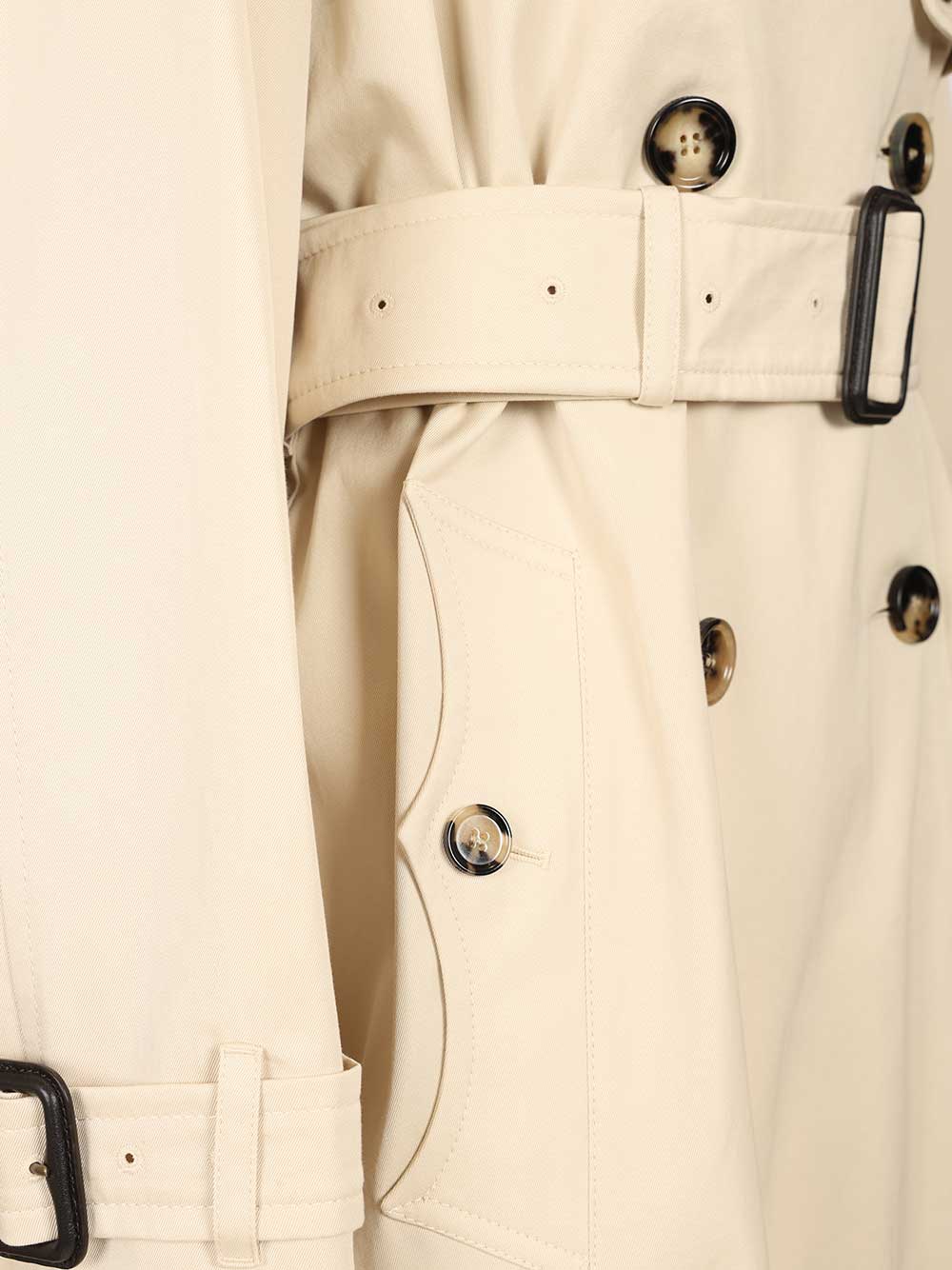 Burberry Fitzrovia Coats - White | 0f24031cfeb31dabe185aab4b808779a11fc9c68