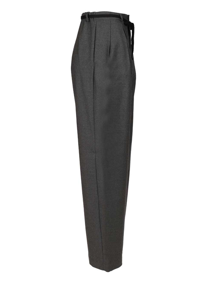 Barena Venezia Pestrin Flan Trousers - Grey | df8611db2823dae81e6a7a62369082118e1d1d00