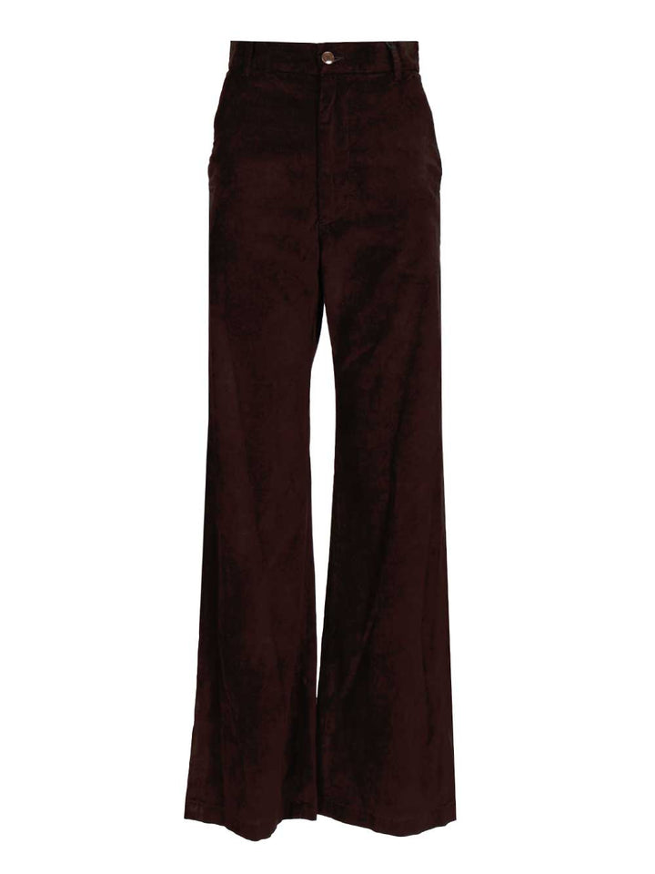 Barena Venezia Nini Sofa Trousers - Brown | e6291007b8795f9bcd79096004f00ad1319e27f4
