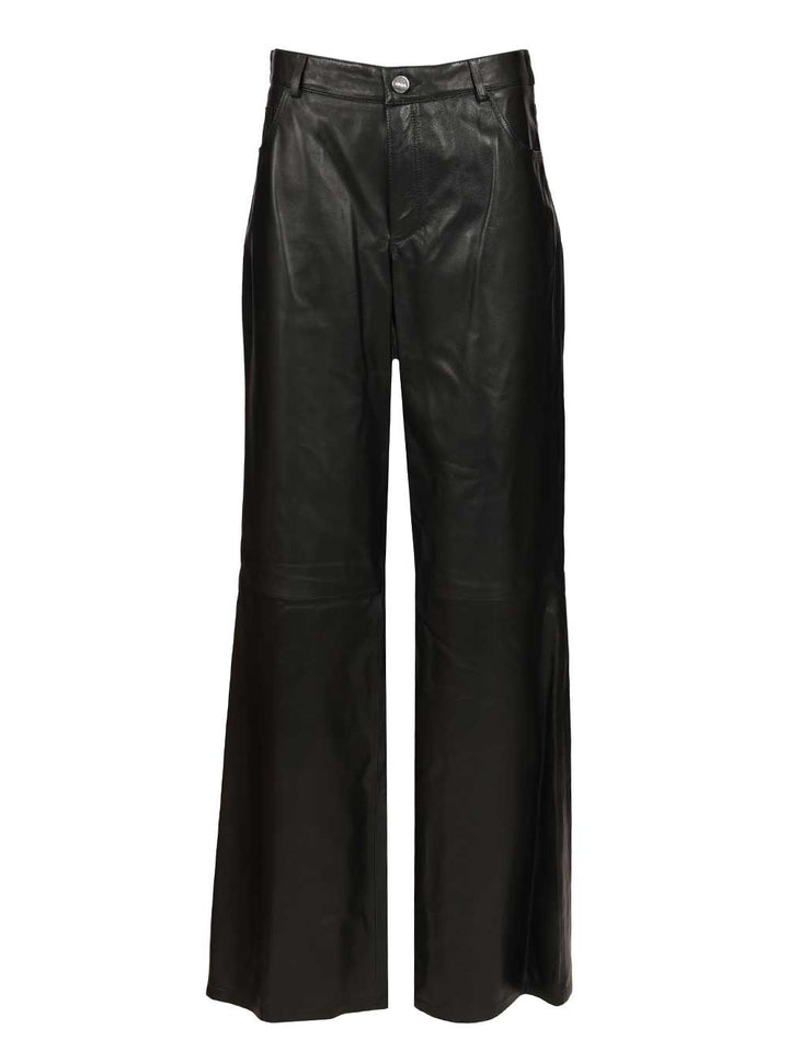 Arma Polly Leather Trousers - Black | 91edb8fcb04068cae41580b429de3e4c74a3695c