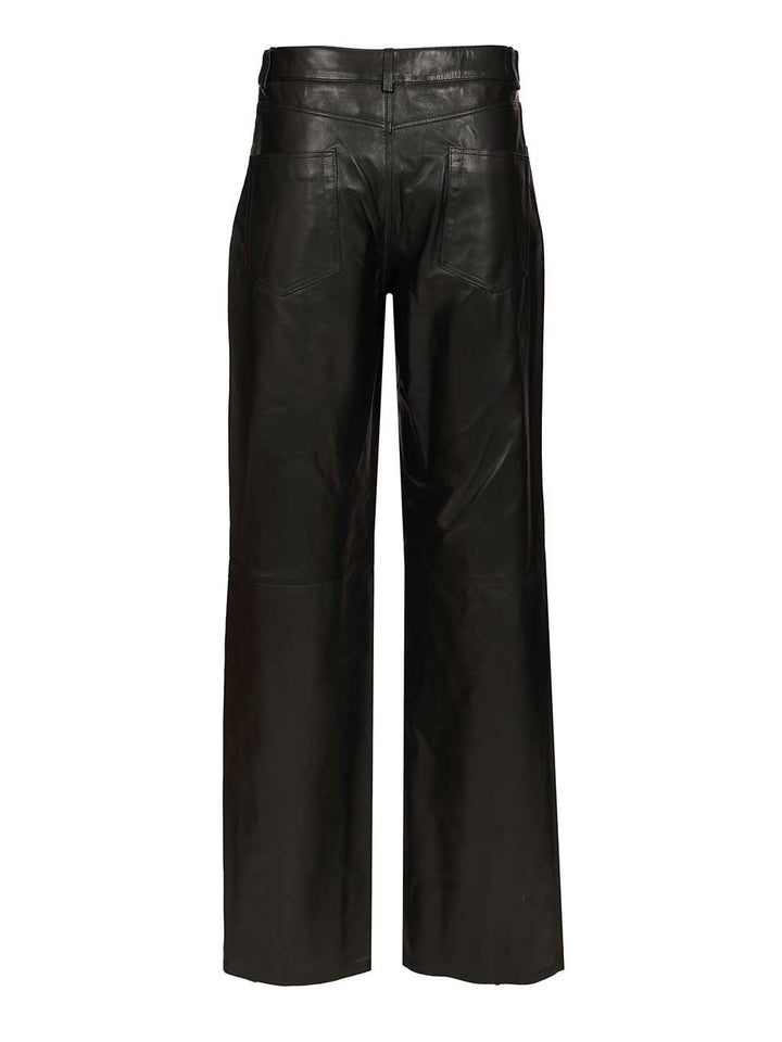 Arma Polly Leather Trousers - Black | 51c7e09a20f432b10923b206ee68935c194e7ac4