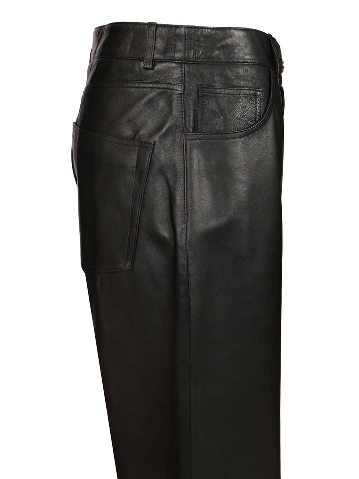 Arma Polly Leather Trousers - Black | 2aacba76a4528822c150ea57a750f8e4370256b2