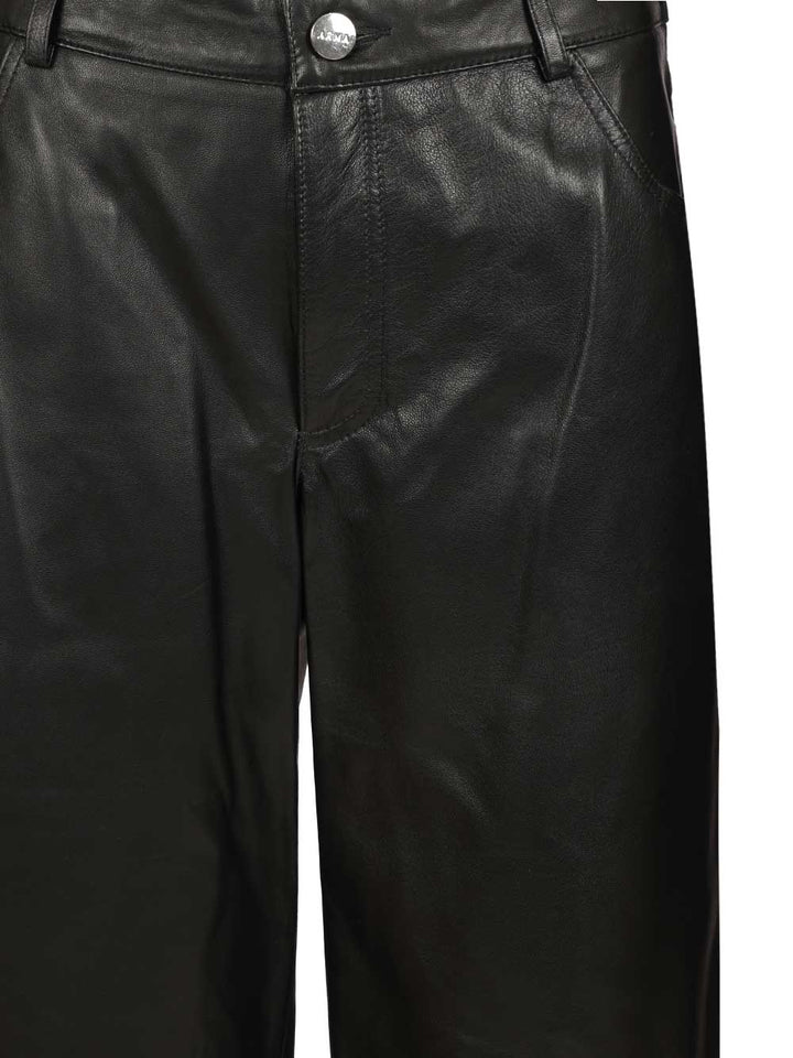 Arma Polly Leather Trousers - Black | 76c7170d30ce255814316296a5934a454ec04fc9