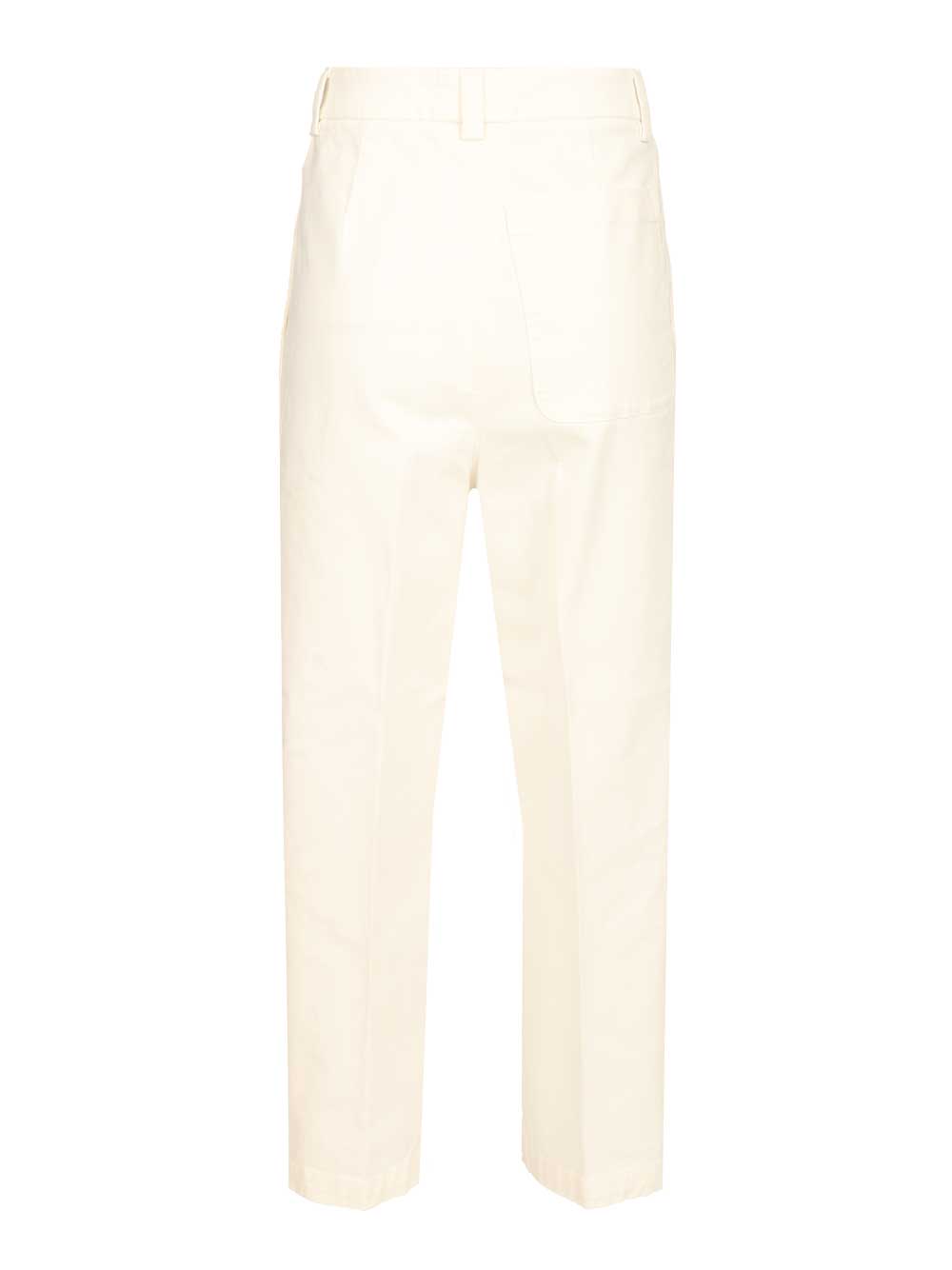 Barena Venezia Roxanne Traverso Trousers - White | e7313f6921dba1c95e6e287e662ee41e9c22cb79