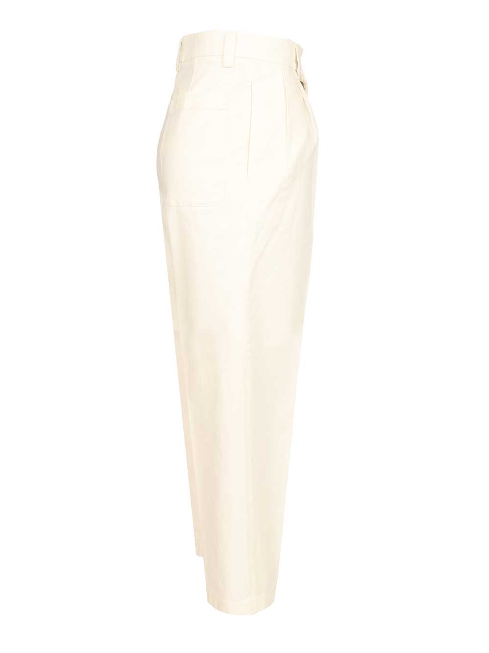 Barena Venezia Roxanne Traverso Trousers - White | 9885578235b40e588259b2cda78d309fb575156d