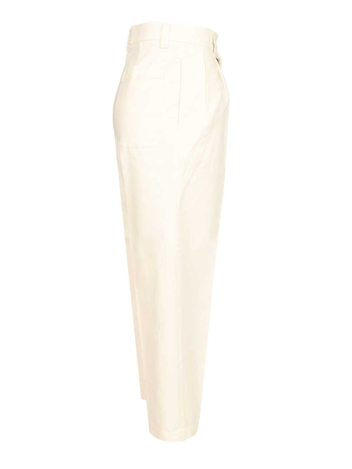 Barena Venezia Roxanne Traverso Trousers - White | 9885578235b40e588259b2cda78d309fb575156d