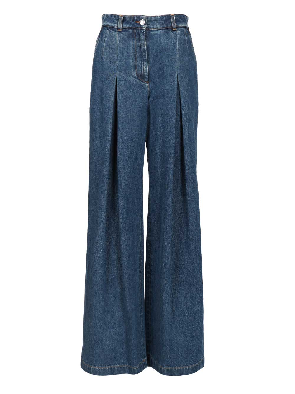 Dolce & Gabbana Pantalone Gamba Ampia Jeans - Blue | 9d1d84a6eb0eb6d82f5814d947ee4689df143d50