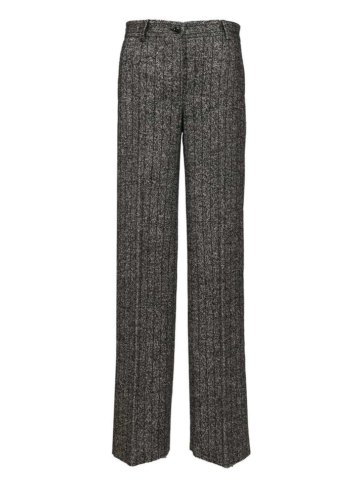 Dolce & Gabbana Striped Trousers - Grey | 0dcbb17a82f66cfceea4de426f9dcec4034ebc08