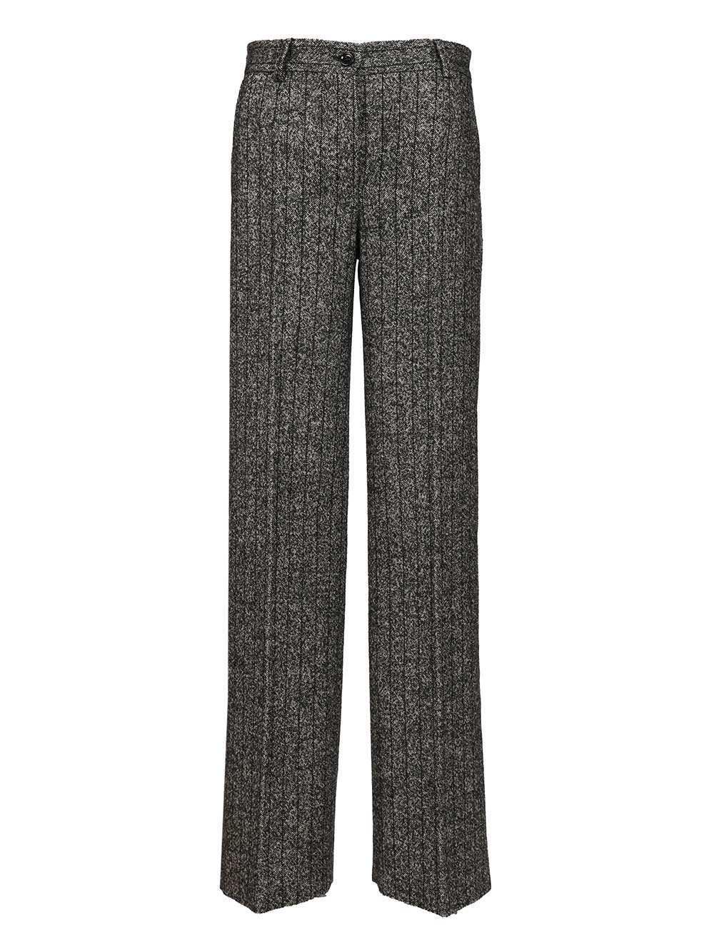Dolce & Gabbana Striped Trousers - Grey | bb7722d194f57aa7aa272de1154d1d7c8c21f064