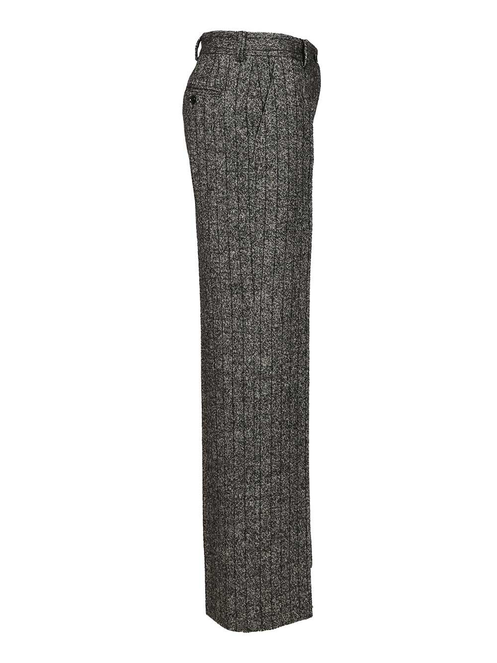 Dolce & Gabbana Striped Trousers - Grey | b4301eabd99589a2ff781266af8dc8e5515a087a