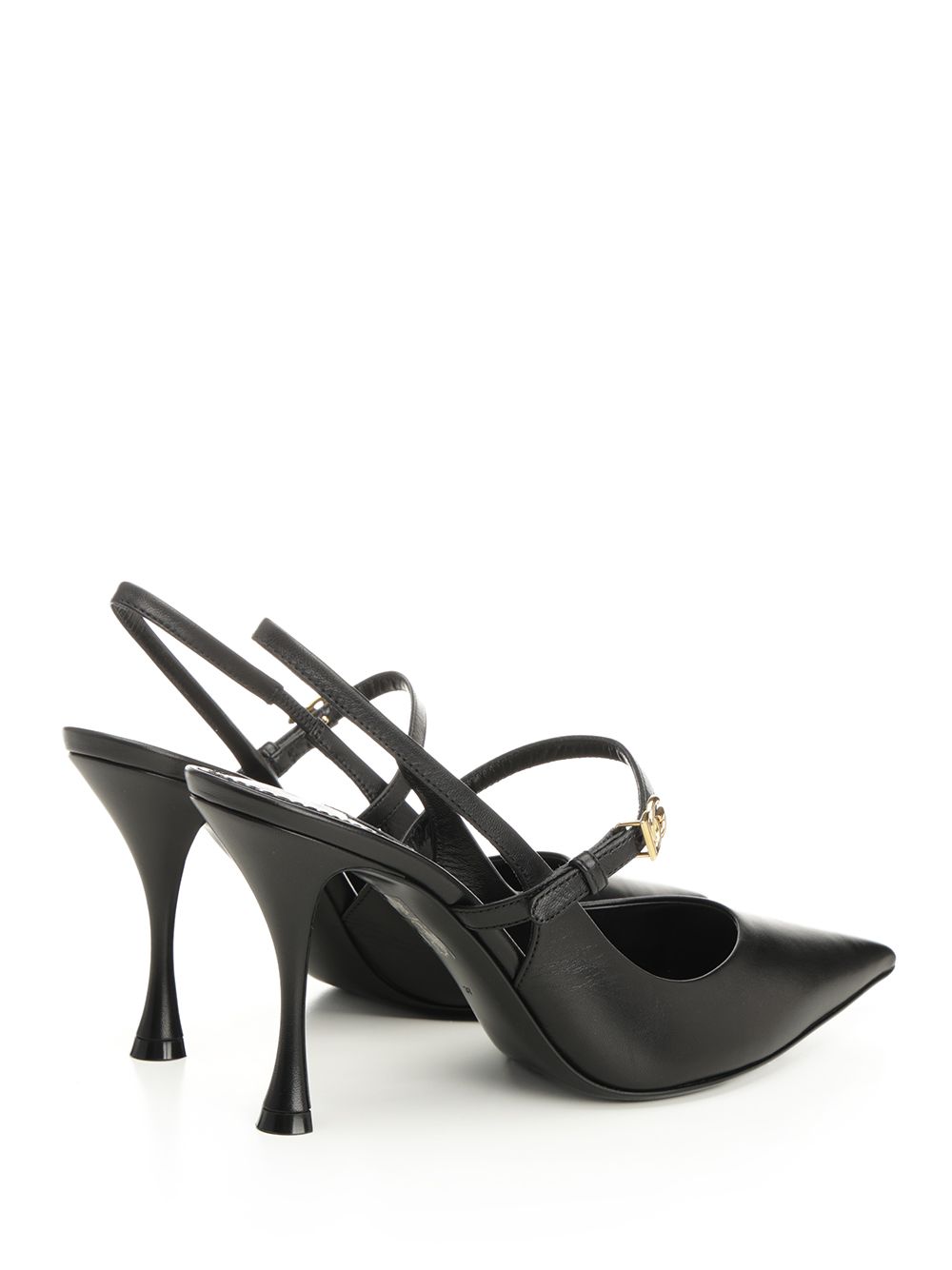 Dolce & Gabbana Goatskin Slingback Pumps - Black | c79542fa956c69130ce761a3575b76a2d145ad8f
