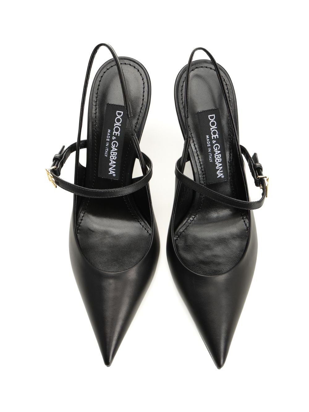 Dolce & Gabbana Goatskin Slingback Pumps - Black | 98dd054d13164d3428495cc8abcdbe399b93e50f