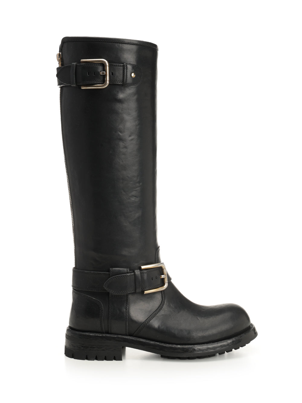 Dolce & Gabbana Biker Boot Boots - Black | 1e1bcf95f3021bf1c53c5c01b0d78f17facc55b4