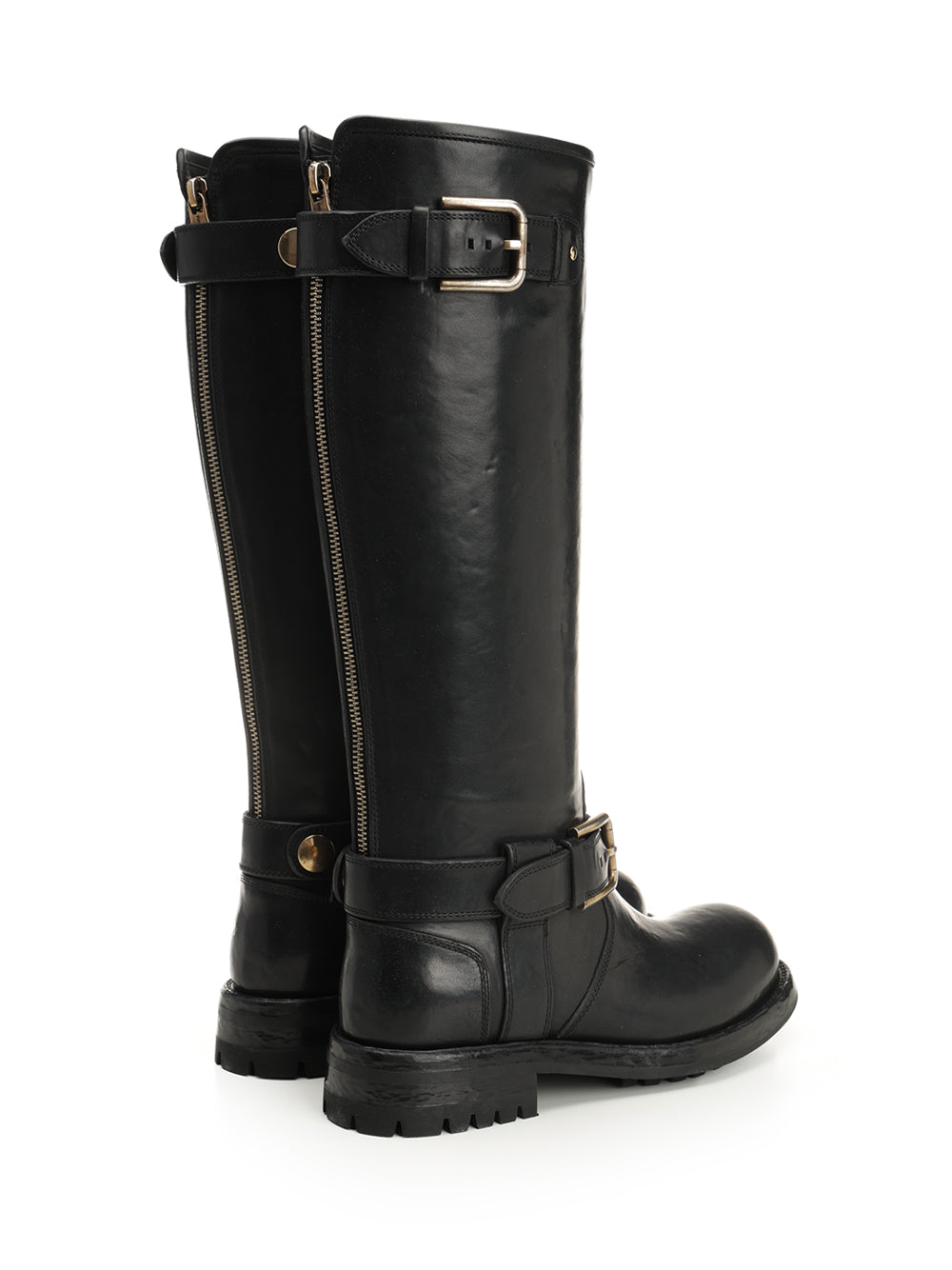 Dolce & Gabbana Biker Boot Boots - Black | cf31224bb34880c565996b8b66dba7b995888ce4