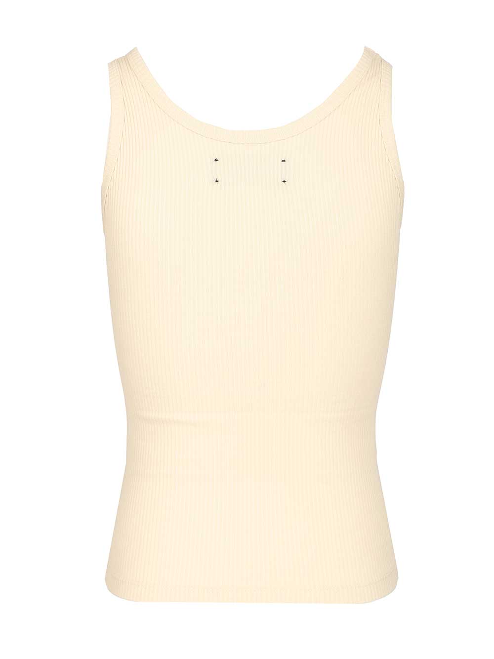 Amiri Stretch Tank Tops - Beige | 3f477baf46e61b962a1abcd720030ef387968709