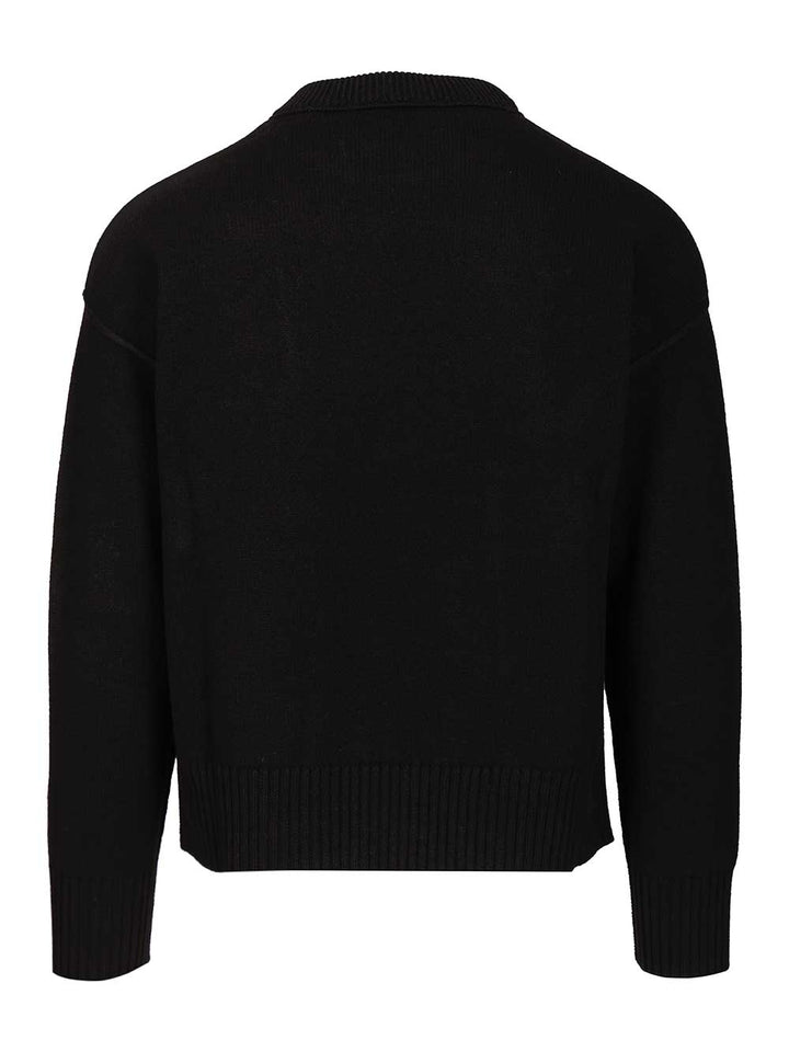 Ami Ami De Coeur Sweater Sweatshirts - Black | 18e521dccb1195c1e7e26da4f945d7b627b00fb0